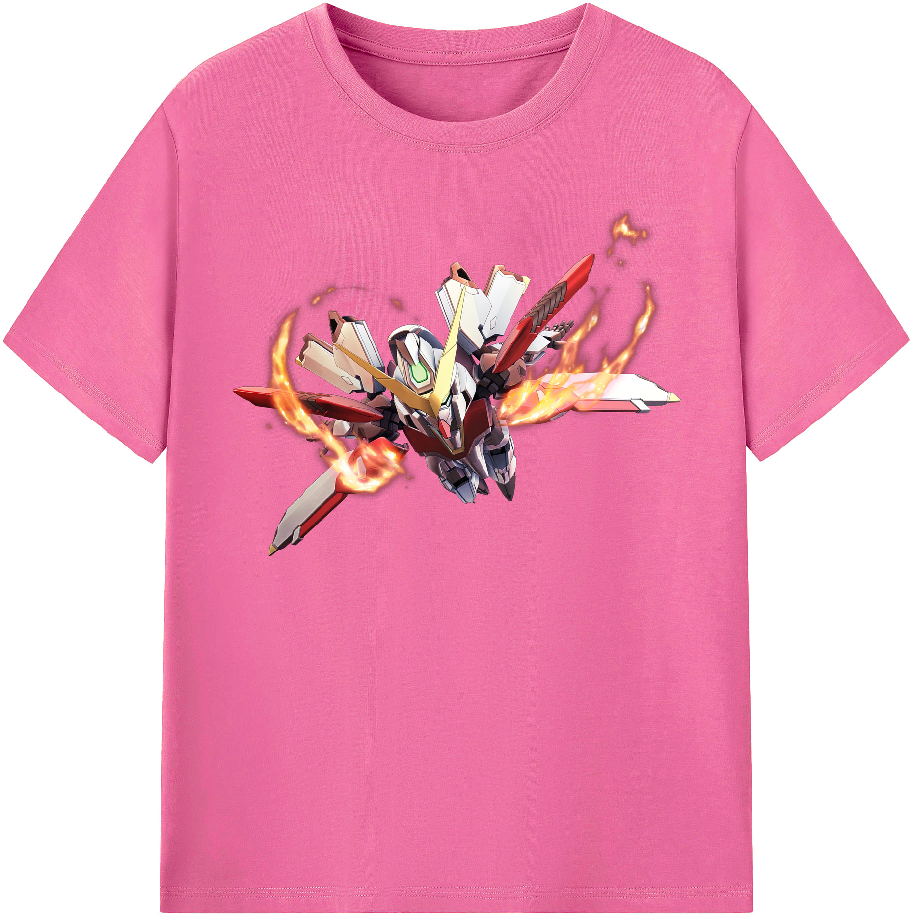 （画像用） 機動戦士ガンダム Mobile Suit Gundam レディースカジュアルプリントTシャツ（綿100％）